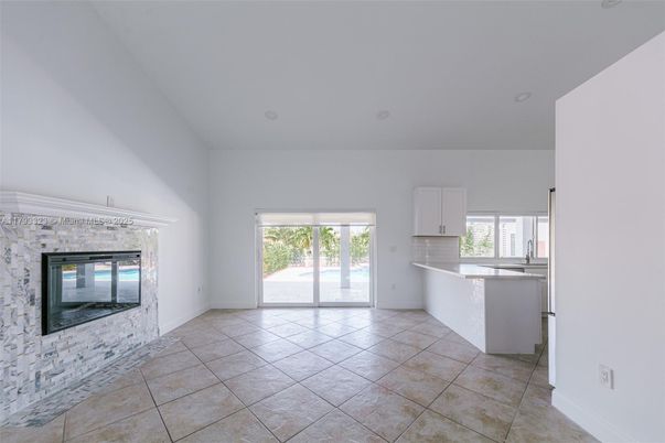 Empty room, Fireplace, Interior, Kitchen