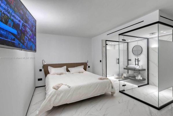 Bathroom, Bedroom, Glass Shower, Interior, Marble