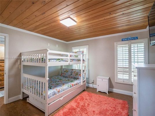Bedroom, Interior, Wooden Ceilings, Wood Texture Flooring