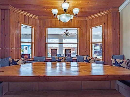 Chandelier, Dining room, Fireplace, Interior, Wooden Ceilings, Wooden Walls