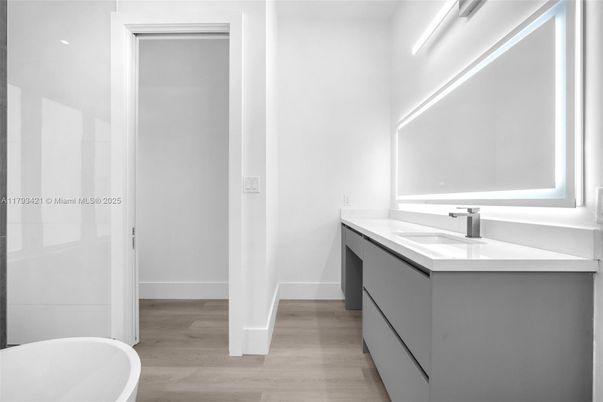 Bathroom, Interior, Wood Texture Flooring