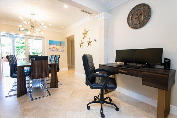 Home Office, Interior, Pendant Lights, Recessed Lighting