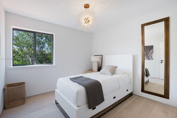 Bedroom, Chandelier, Interior, Wood Texture Flooring