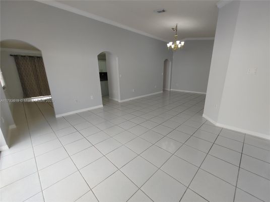 Chandelier, Empty room, Interior