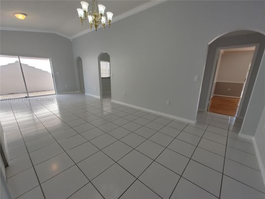 Chandelier, Empty room, Interior