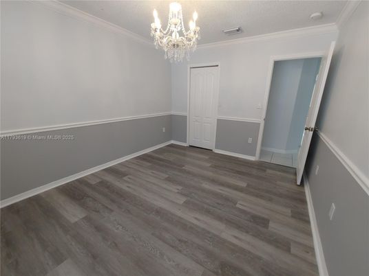 Chandelier, Empty room, Interior, Wood Texture Flooring