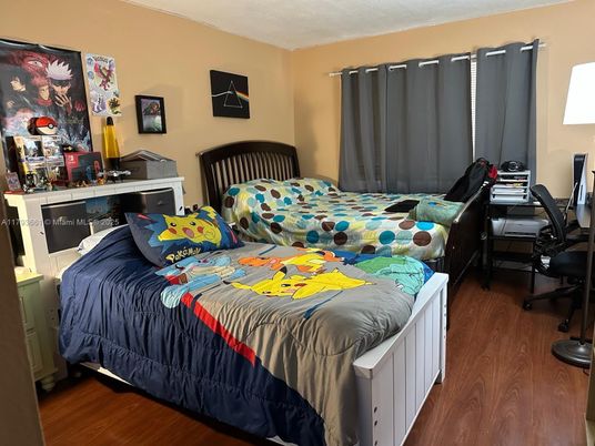 Bedroom, Home Office, Interior, Wood Texture Flooring