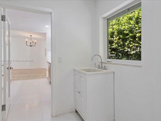 Bathroom, Chandelier, Interior, Recessed Lighting