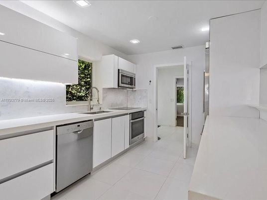 Interior, Kitchen, Recessed Lighting, Stainless Steel Appliances