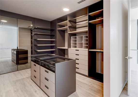 Interior, Recessed Lighting, Walk-in Closets, Wood Texture Flooring
