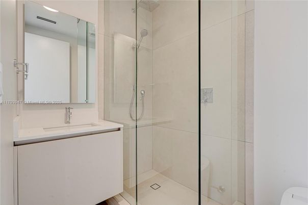 Bathroom, Glass Shower, Interior