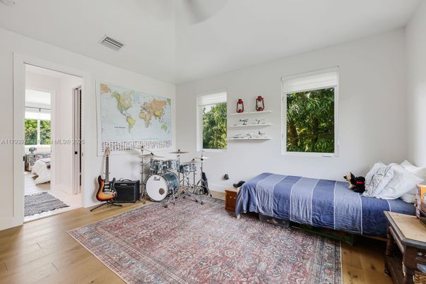 Bedroom, Interior, Wood Texture Flooring