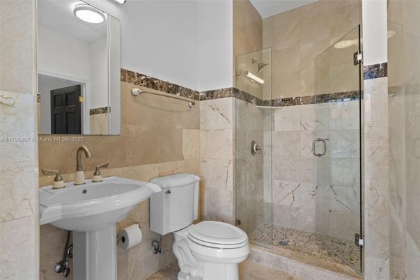 Bathroom, Glass Shower, Interior