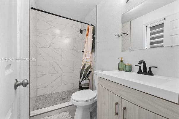 Bathroom, Glass Shower, Interior, Marble Walls