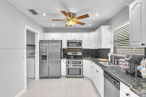 Interior, Kitchen, Recessed Lighting, Stainless Steel Appliances