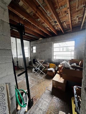 Interior, Living room, Stone Walls, Wooden Beams