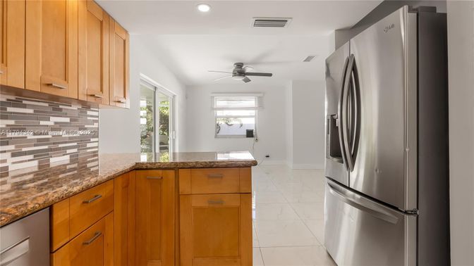 Interior, Kitchen, Marble, Recessed Lighting