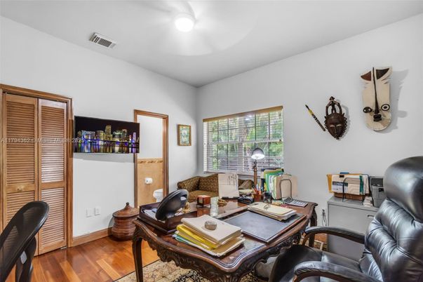 Home Office, Interior, Wood Texture Flooring