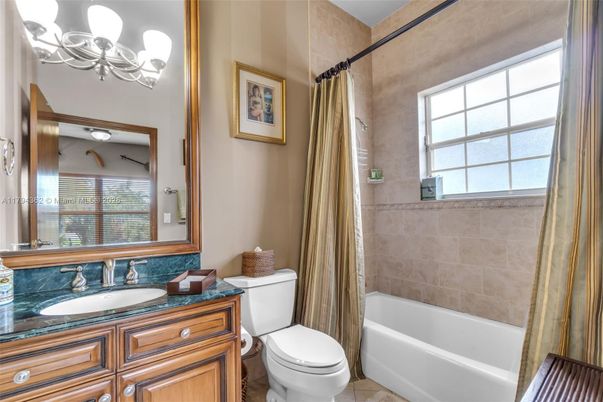 Bathroom, Chandelier, Interior