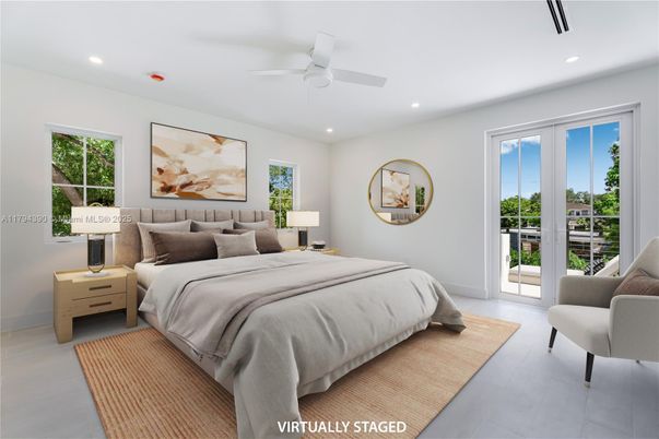 Bedroom, Interior, Recessed Lighting