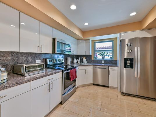 Interior, Kitchen, Recessed Lighting, Stainless Steel Appliances