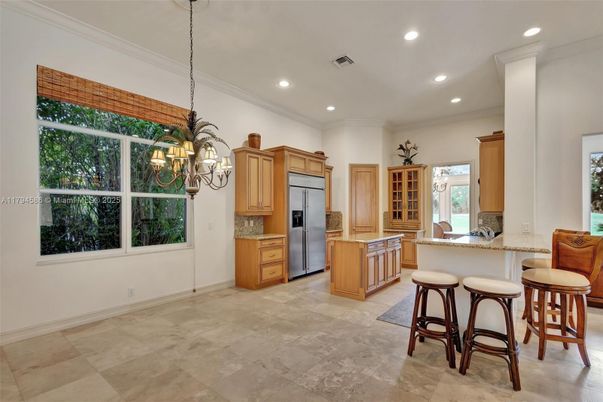 Chandelier, Interior, Kitchen, Recessed Lighting