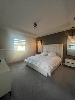 Bedroom, Interior, Pendant Lights