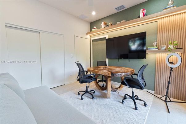 Home Office, Interior, Recessed Lighting