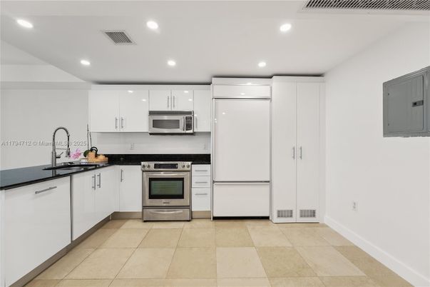 Interior, Kitchen, Recessed Lighting, Stainless Steel Appliances