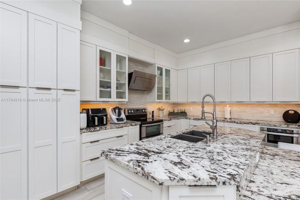Interior, Kitchen, Recessed Lighting, Stainless Steel Appliances