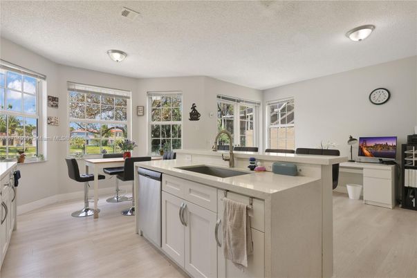 Interior, Kitchen, Wood Texture Flooring