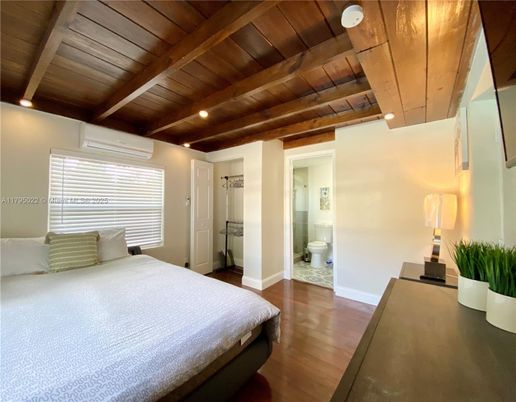 Bathroom, Bedroom, Interior, Recessed Lighting, Wooden Beams, Wooden Ceilings, Wood Texture Flooring