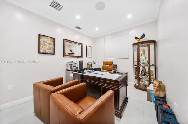 Home Office, Interior, Recessed Lighting