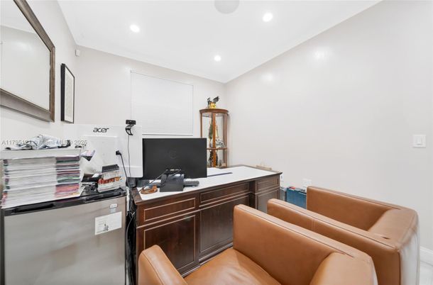 Home Office, Interior, Recessed Lighting