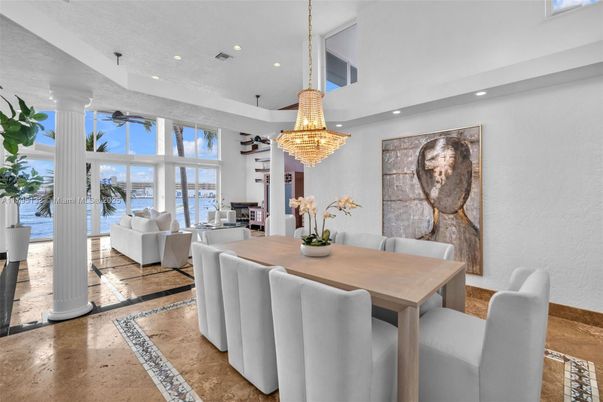 Chandelier, Dining room, Interior, Living room, Recessed Lighting