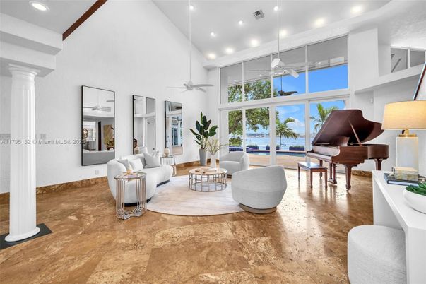 Interior, Living room, Piano, Recessed Lighting