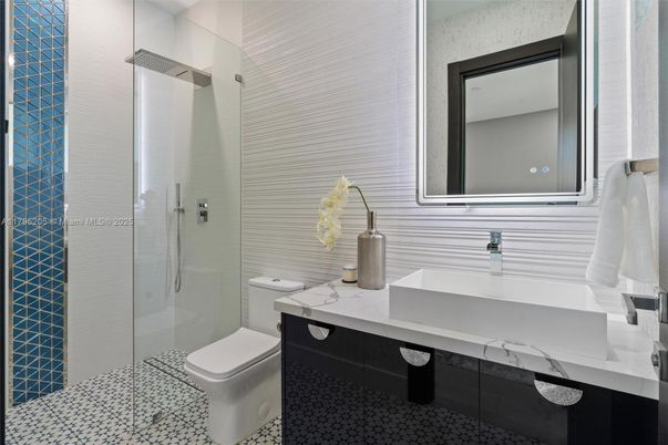 Bathroom, Glass Shower, Interior