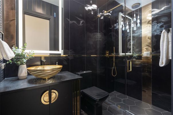 Bathroom, Glass Shower, Interior