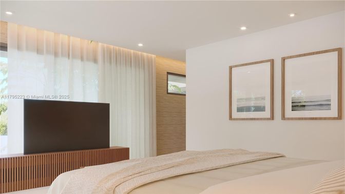 Bedroom, Interior, Recessed Lighting