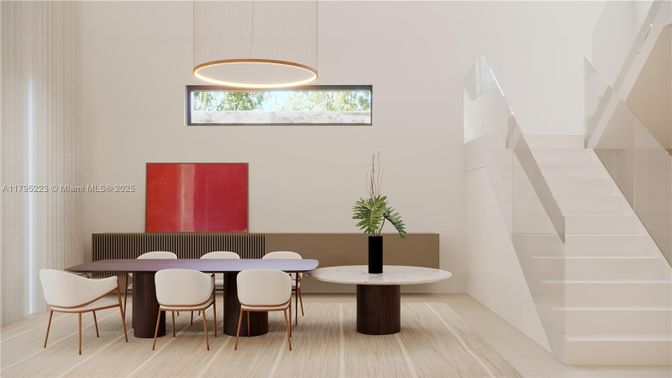 Dining room, Interior, Pendant Lights