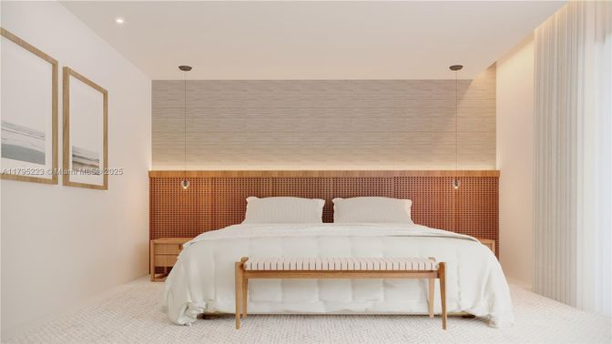 Bedroom, Interior, Recessed Lighting