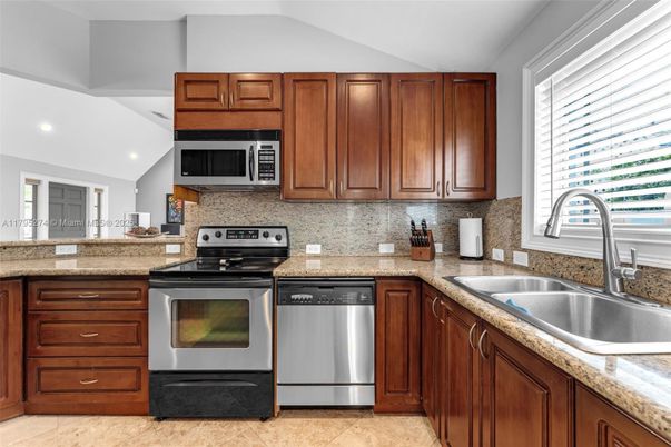 Interior, Kitchen, Recessed Lighting, Stainless Steel Appliances