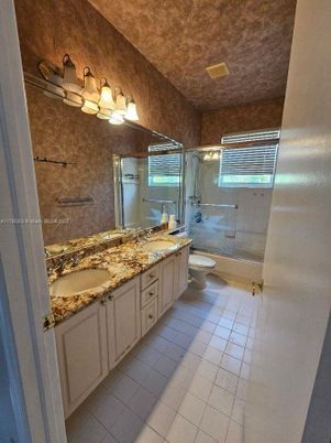 Bathroom, Dual Sink Vanities, Glass Shower, Interior