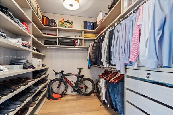 Interior, Walk-in Closets, Wood Texture Flooring