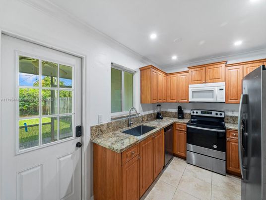 Interior, Kitchen, Recessed Lighting, Stainless Steel Appliances
