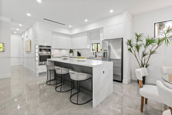 Interior, Kitchen, Recessed Lighting, Stainless Steel Appliances