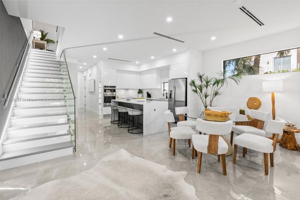 Interior, Kitchen, Recessed Lighting, Stainless Steel Appliances