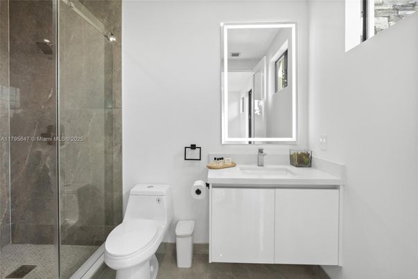 Bathroom, Glass Shower, Interior