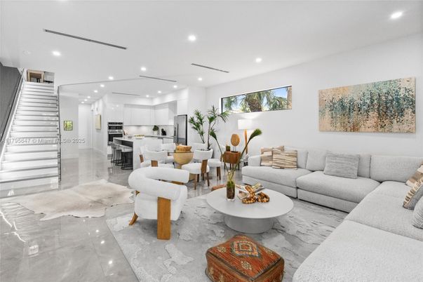 Dining room, Interior, Kitchen, Living room, Recessed Lighting, Stainless Steel Appliances