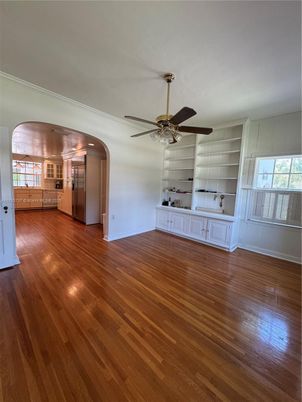 Empty room, Interior, Kitchen, Wood Texture Flooring